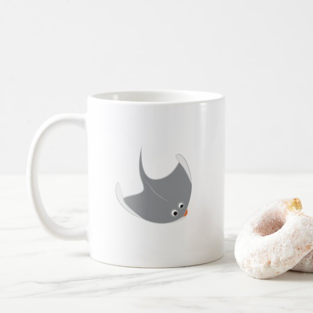 Happy Stingrays Coffee Mug (With Donut)