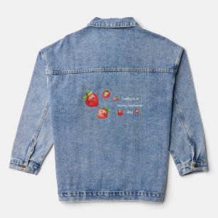 Happy Strawberry jacket   Cute Berry