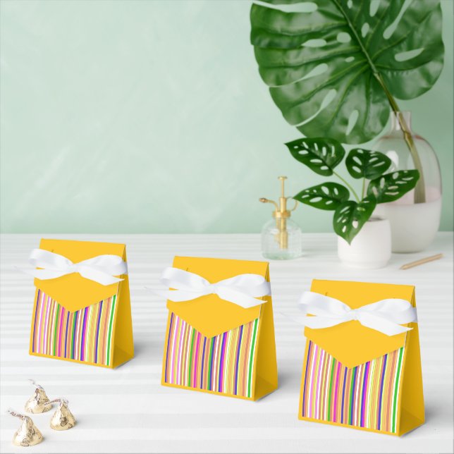 Happy Stripes Favor Box (Multiple)