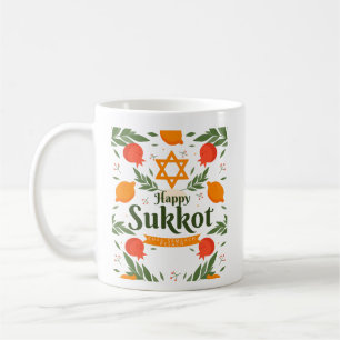 Happy Sukkot Chag Sameach Pesach Coffee Mug