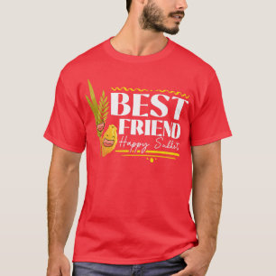 Happy Sukkot Day Lulav Palm Tree Israelite Jewish T-Shirt
