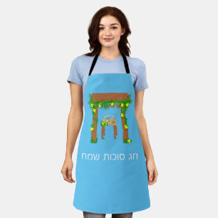 Happy Sukkot ,Personalized Apron