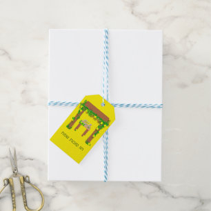 Happy Sukkot ,Personalized Champagne Label