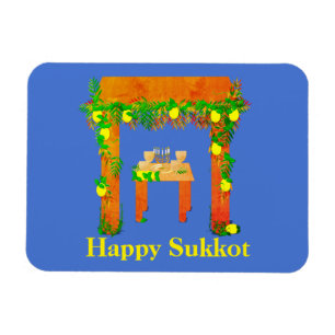 Happy Sukkot ,Personalized Magnet