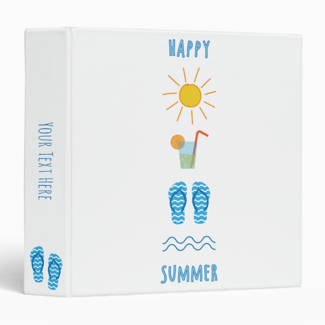 Happy Summer Binder (Front/Spine)