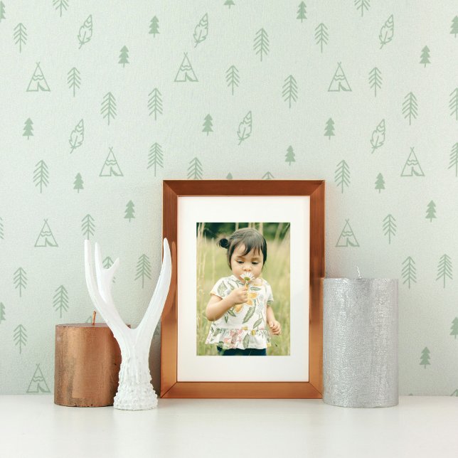 Happy Summer Camp Vibes Pastel Green Wallpaper (Creator Uploaded)