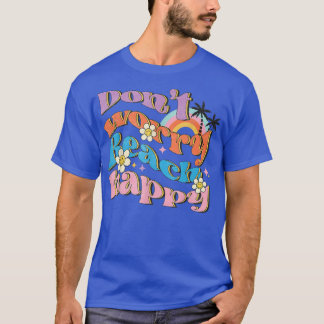 Happy Summer Floral Tropical Beach Family Summer H T-Shirt