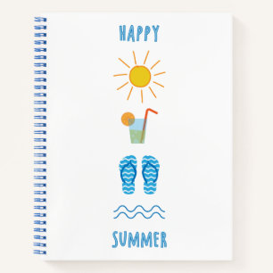 Happy Summer Notebook