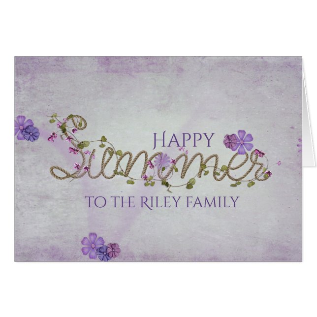 happy summer rope design (Front Horizontal)