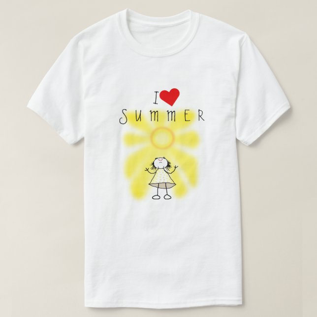 Happy Summer T-Shirt (Design Front)