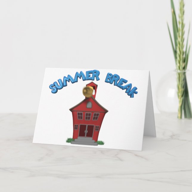 Happy Summer Vacation Card (Front)