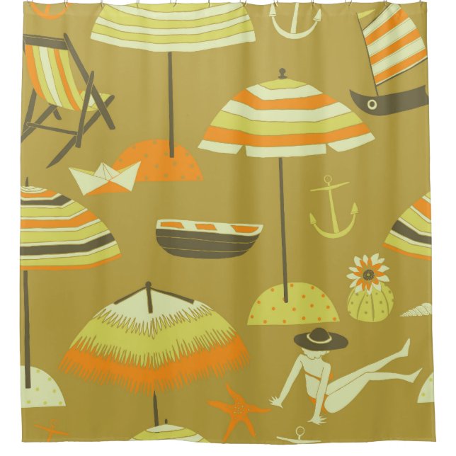 Happy Summertime Fun Seamless Pattern (Front)