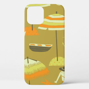 Happy Summertime Seamless Pattern iPhone 12 Case