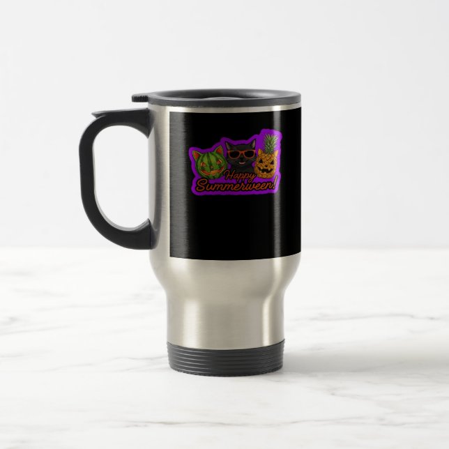 Happy Summerween! Classic Travel Mug (Left)