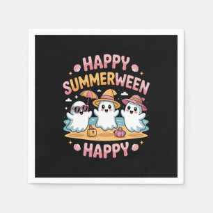 Happy Summerween Summer Halloween Meme Napkin