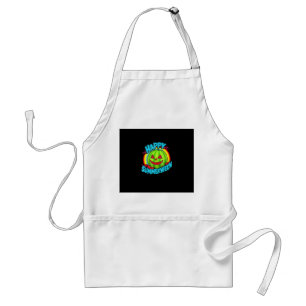 Happy Summerween Summer Watermelon Jack-O-Lantern Standard Apron
