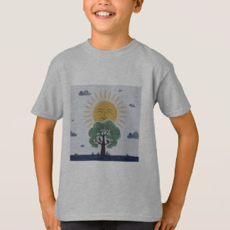 “Happy Sun and Tree” Graphic T-Shirt