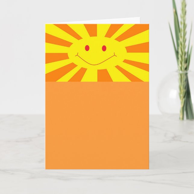 Happy Sun Card (Front)