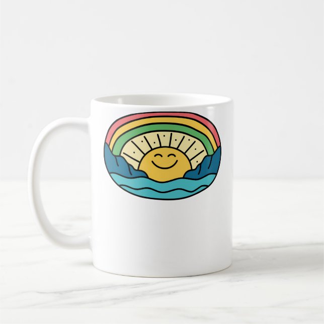 Happy Sun Coffee Mug (Left)
