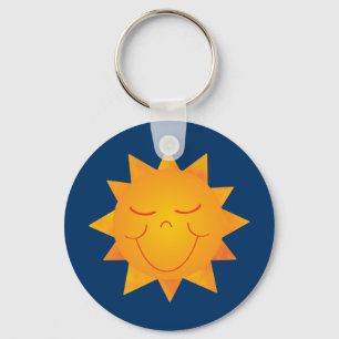 Happy Sun Keychain