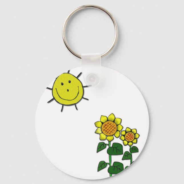 Happy Sun Keychain (Front)