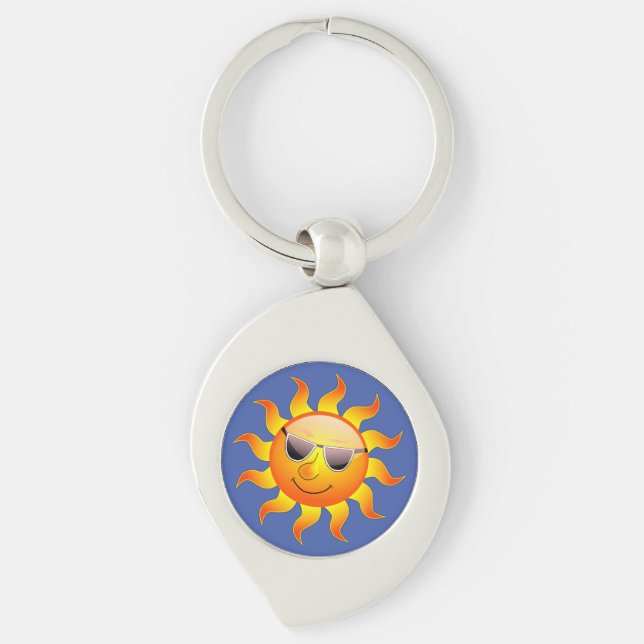 happy sun keychain (Front)