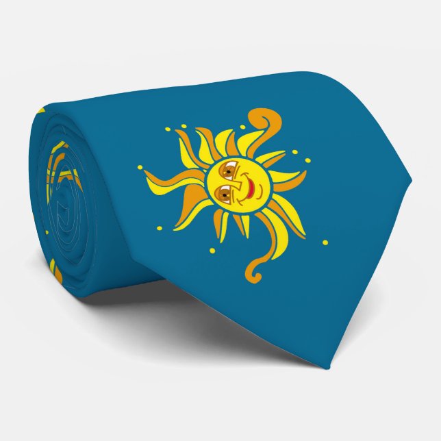 Happy Sun Neck Tie (Rolled)