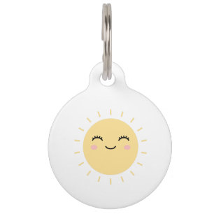 Happy Sun Pet Tag
