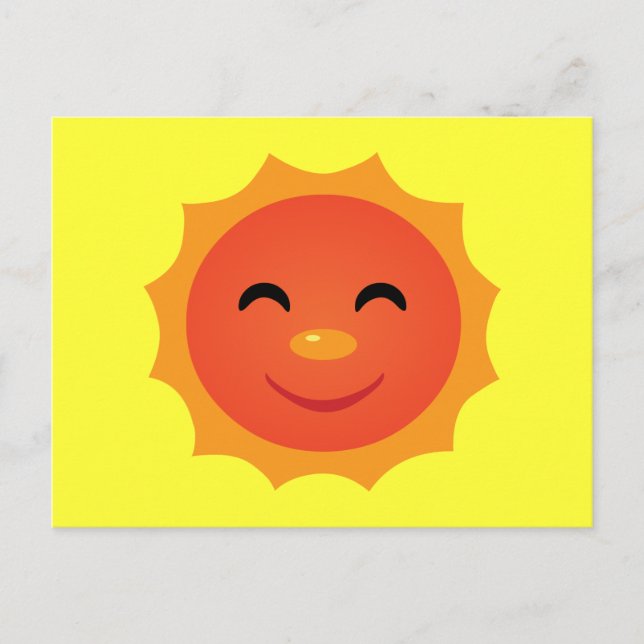 Happy Sun Postcard (Front)