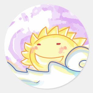 happy sun rise sticker