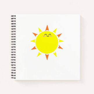 Happy Sun Spiral Notebook