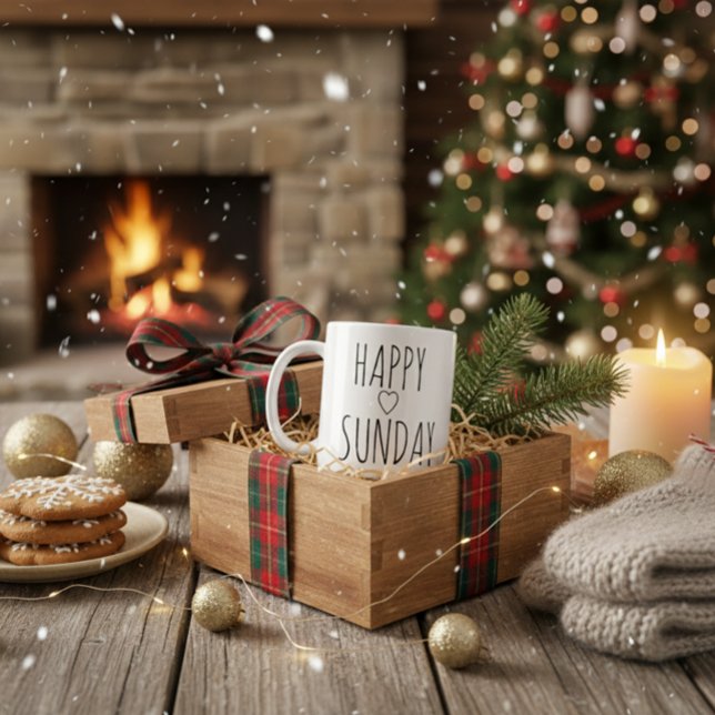 HAPPY SUNDAY COFFEE MUG (Creator Uploaded)