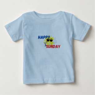 Happy Sunday 🌸 Stay Blessed & Grateful Baby T-Shirt