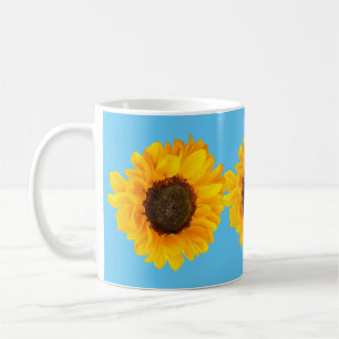 Happy sunflower coffee mug