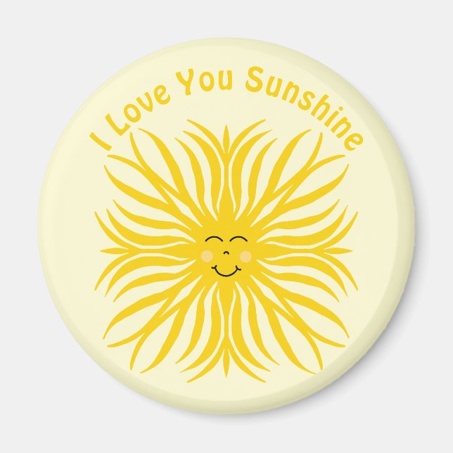 Happy Sunshine Magnet (Front)
