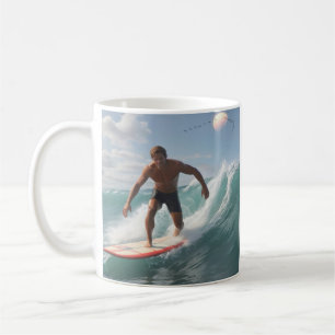 Happy Surfer Coffee Mug