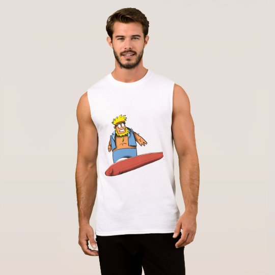 Happy Surfer Sleeveless Shirt