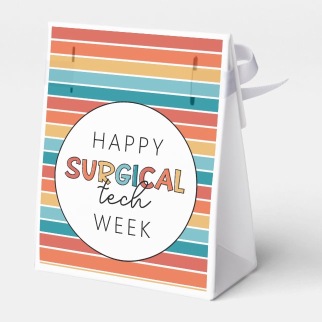 Happy Surgical Tech Week Favor Box (Back Side)