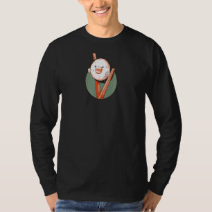 Happy Sushi Character Best For Japanese Food T-Shirt