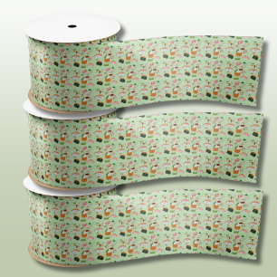 Happy Sushi Kawaii Satin Ribbon