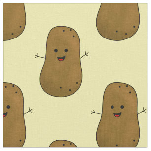 Happy Sweet Potato Fabric