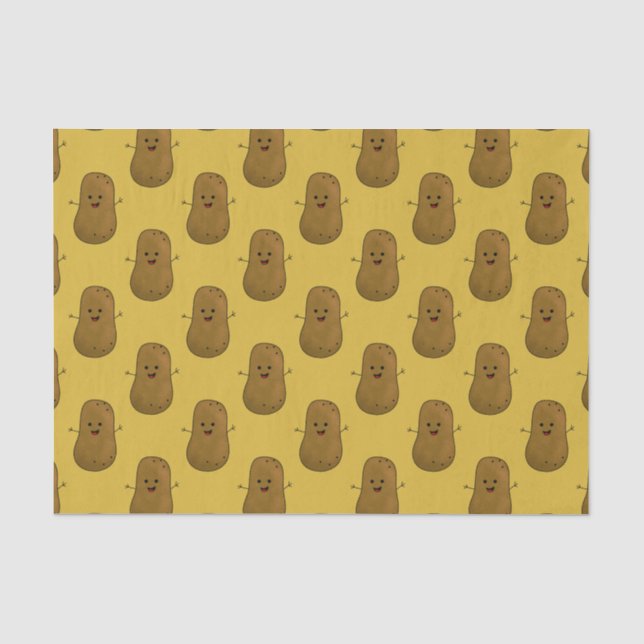 Happy Sweet Potato Tissue Paper (Front)