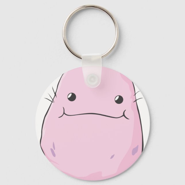 Happy Sweet Potato Vegetable Cartoon Keychain (Front)