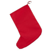 Happy T-Bone Steak Reindeer red nose Christmas Small Christmas Stocking (Back (Hanging))
