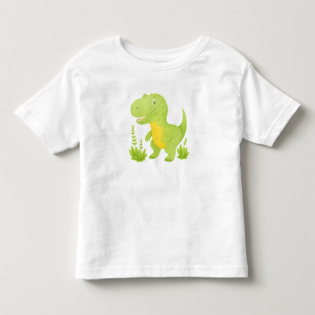 Happy T-Rex Toddler T-shirt (Front)