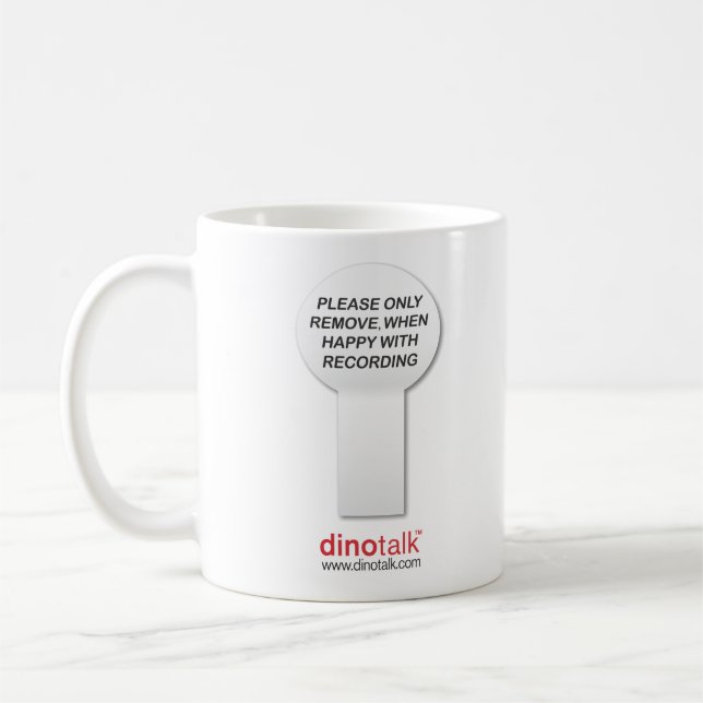 Happy Tab Coffee Mug (Left)