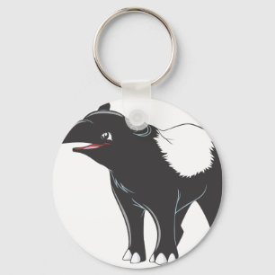 Happy Tapir Keychain