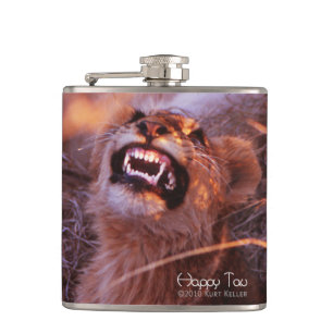 Happy Tau Hip Flask