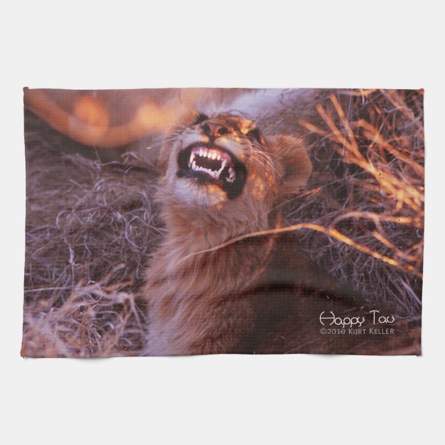 Happy Tau Kitchen Towel (Horizontal)