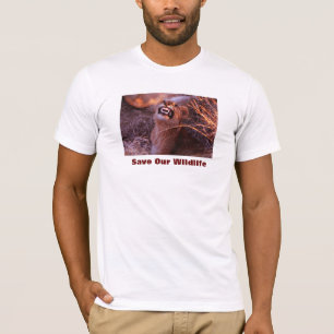 Happy Tau, Lion, Save Our Wildlife Tshirt